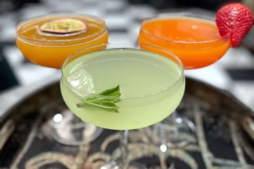 Cocktails at Delish Deli